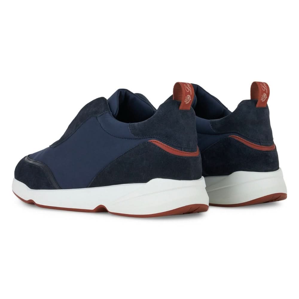 LORO PIANA Suede Modular Walk 'Blue' - kickpit