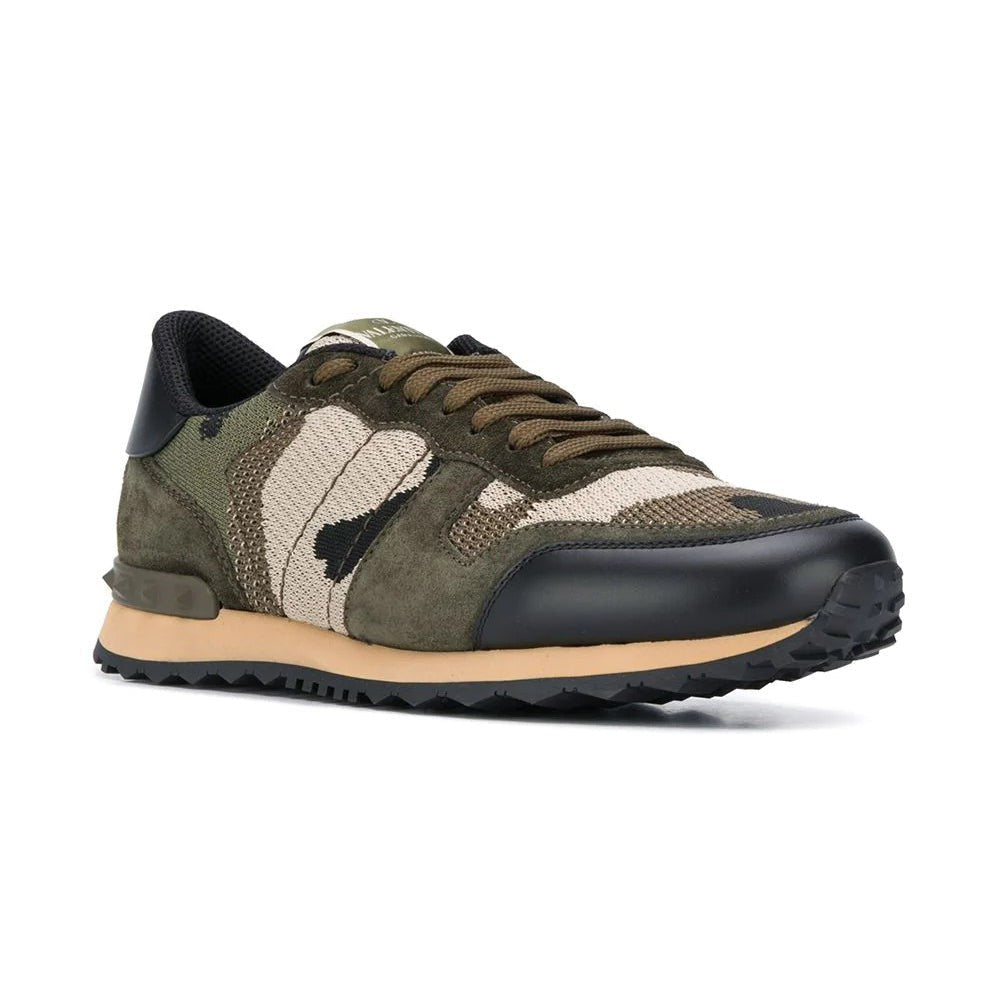 Valentino Garavani camouflage-pattern Rockrunner sneakers - kickpit