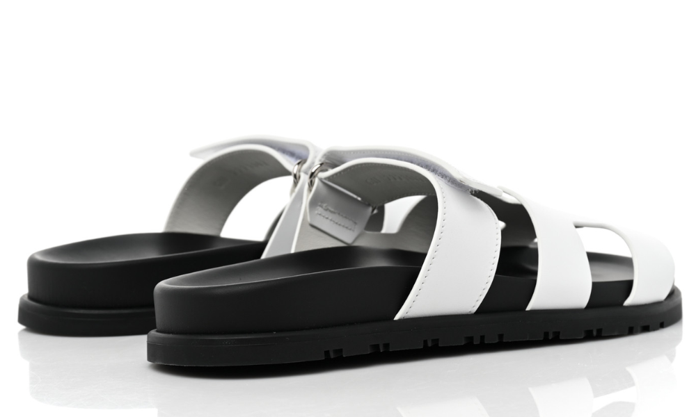 Hermes Chypre Sandal "White"