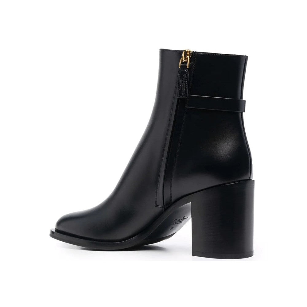 Valentino Garavani Vlogo plaque ankle boots - kickpit