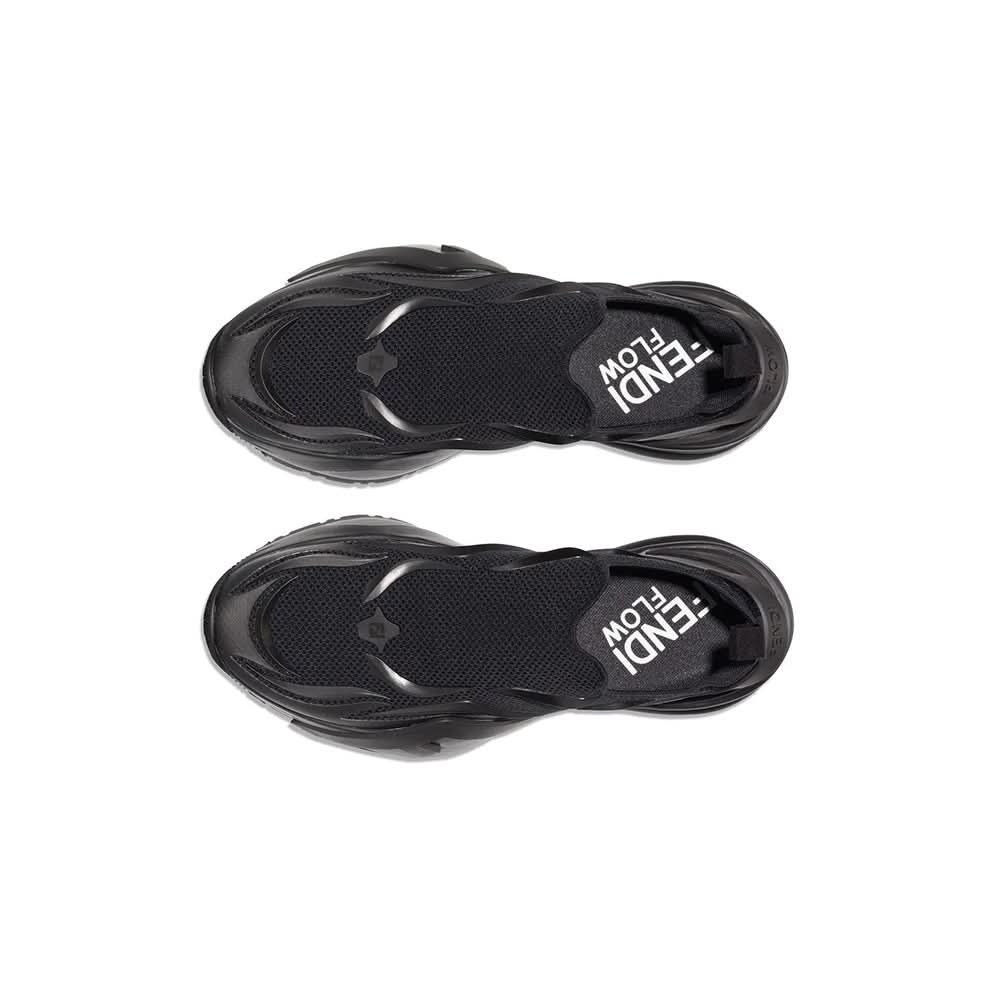 Fendi Flow - Black Mesh Running Sneakers - kickpit