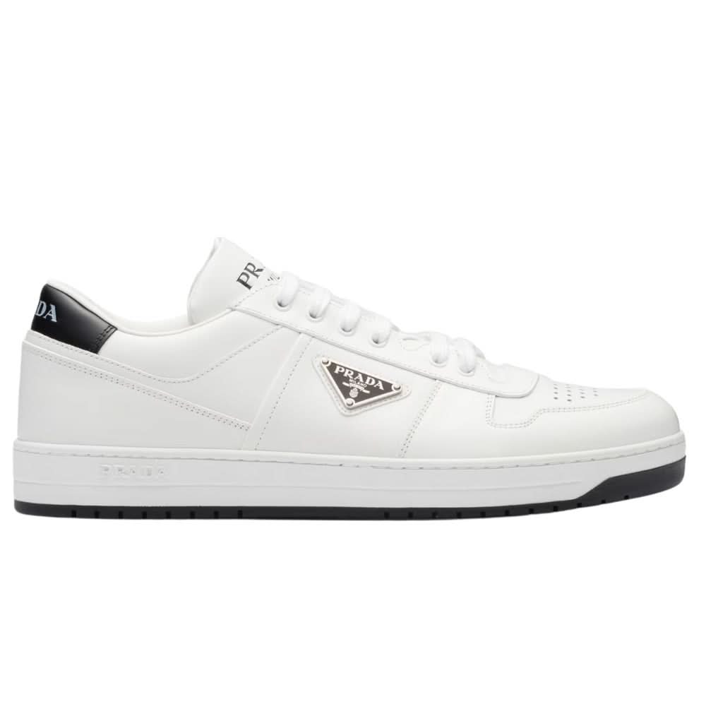 Prada Downtown Leather 'White Black' - kickpit