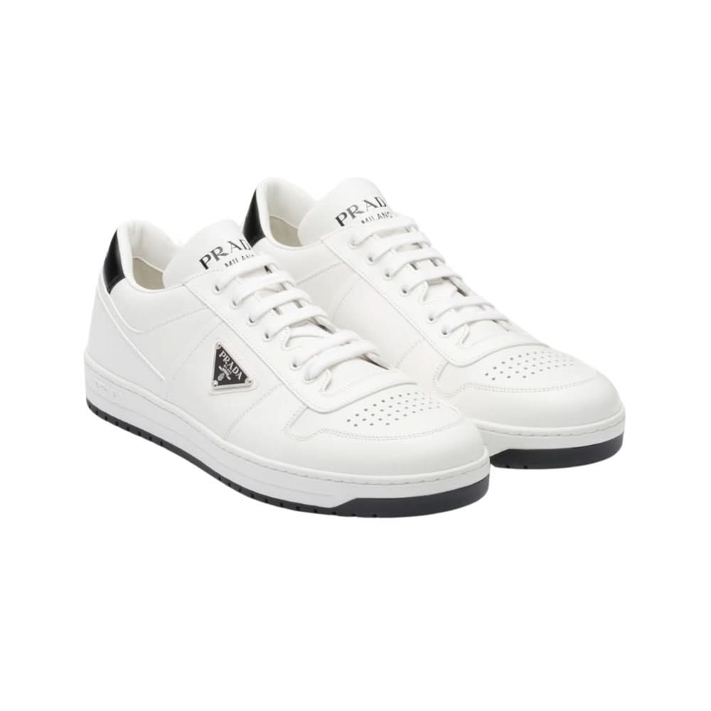 Prada Downtown Leather 'White Black' - kickpit