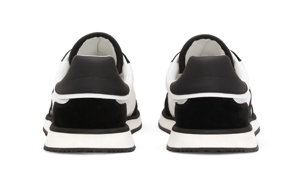 Dolce & Gabbana DG Cushion mixed-material "White/Black"