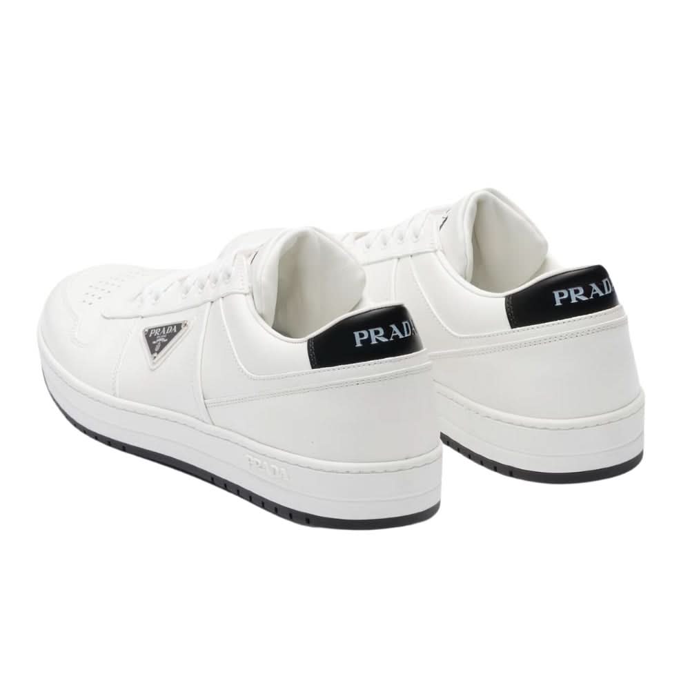 Prada Downtown Leather 'White Black' - kickpit