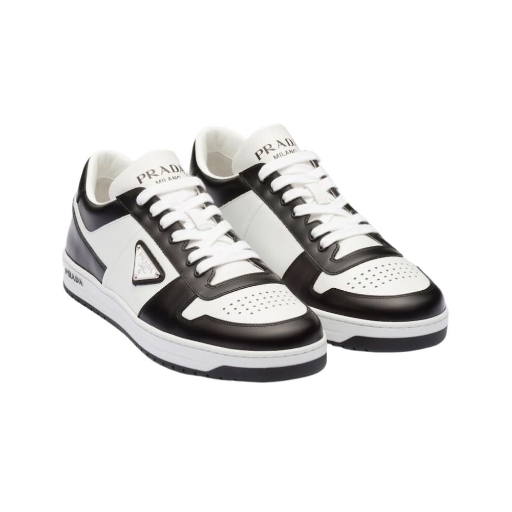 Prada Downtown Leather 'Black White' - kickpit