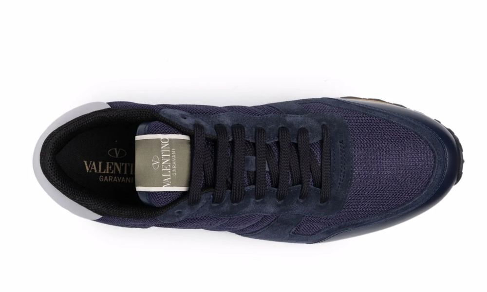 Valentino Garavani Rockrunner low-top sneakers "Bleu"