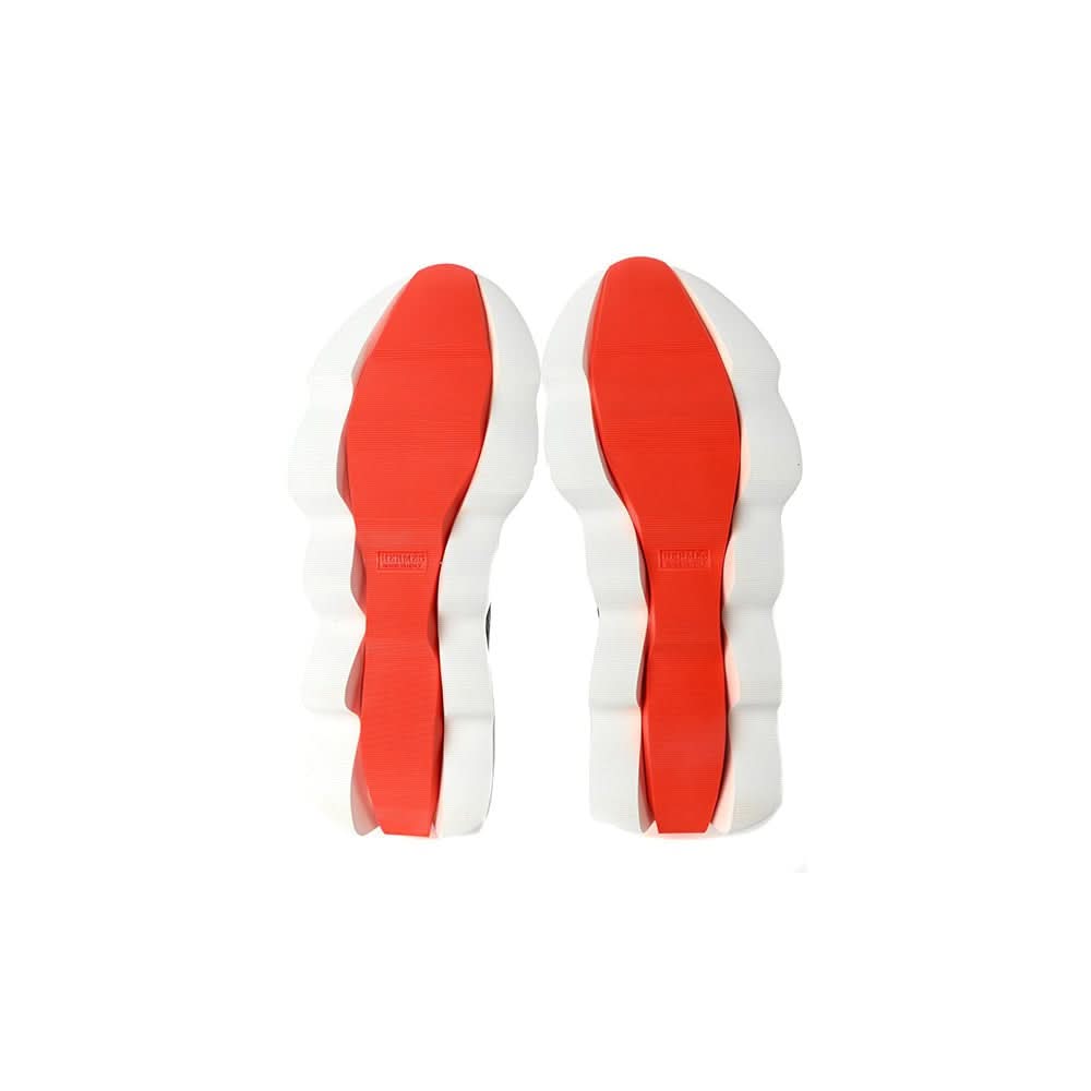 HERMES Technical Canvas Goatskin Mens Eclair Sneaker - kickpit