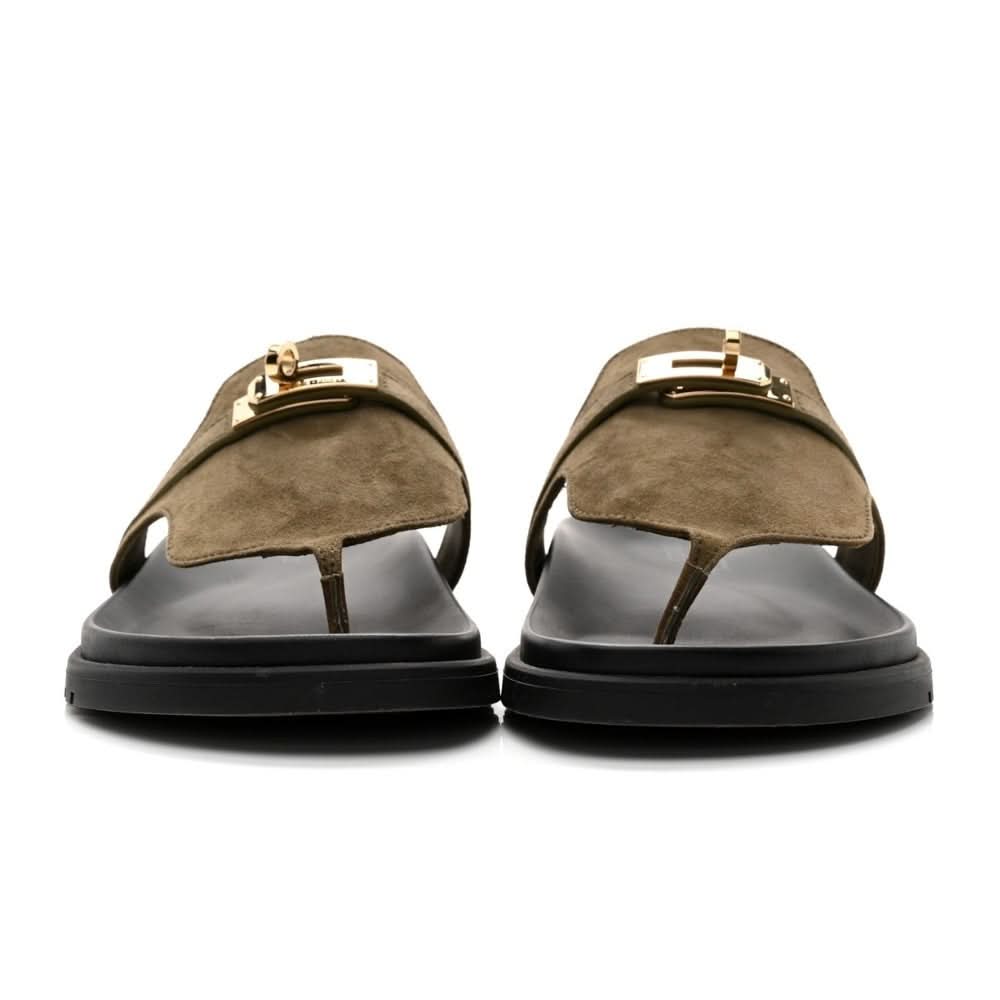 HERMES Empire sandal "Green" - kickpit