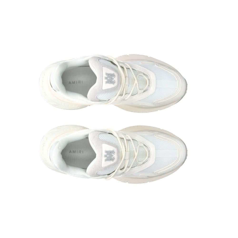 AMIRI Leather MA Runner Sneakers "White" - kickpit