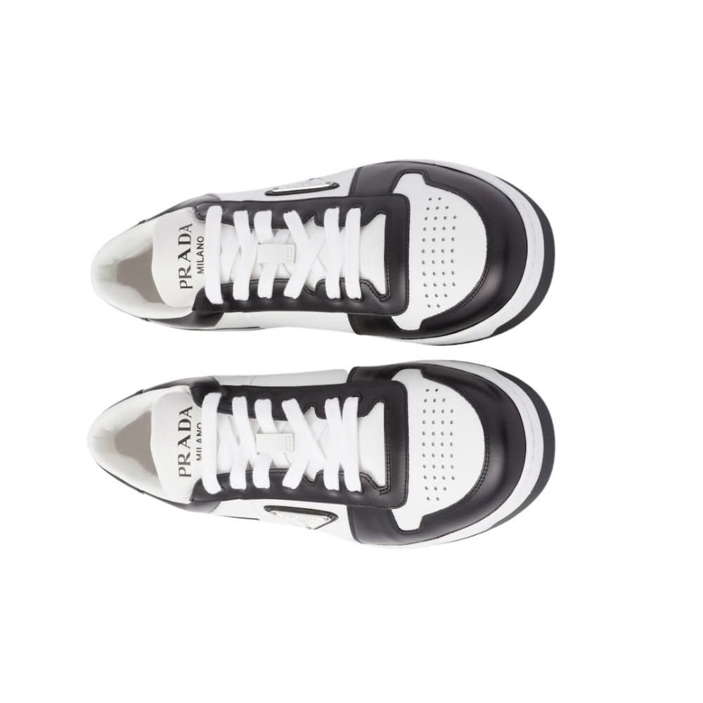 Prada Downtown Leather 'Black White' - kickpit