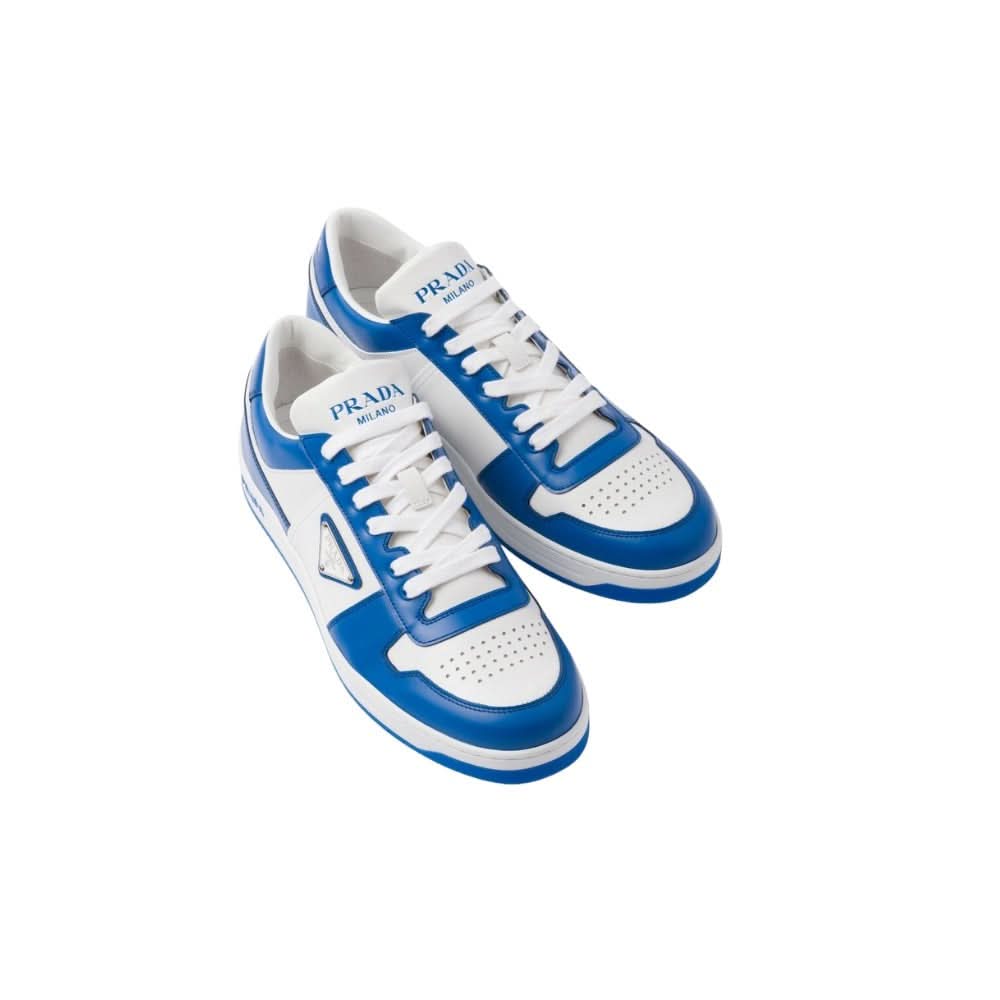 Prada Downtown Leather 'White Cobalt' - kickpit
