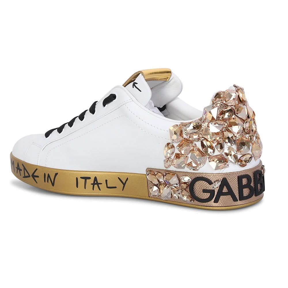 DOLCE & GABBANA Logo Patch Sneakers - kickpit