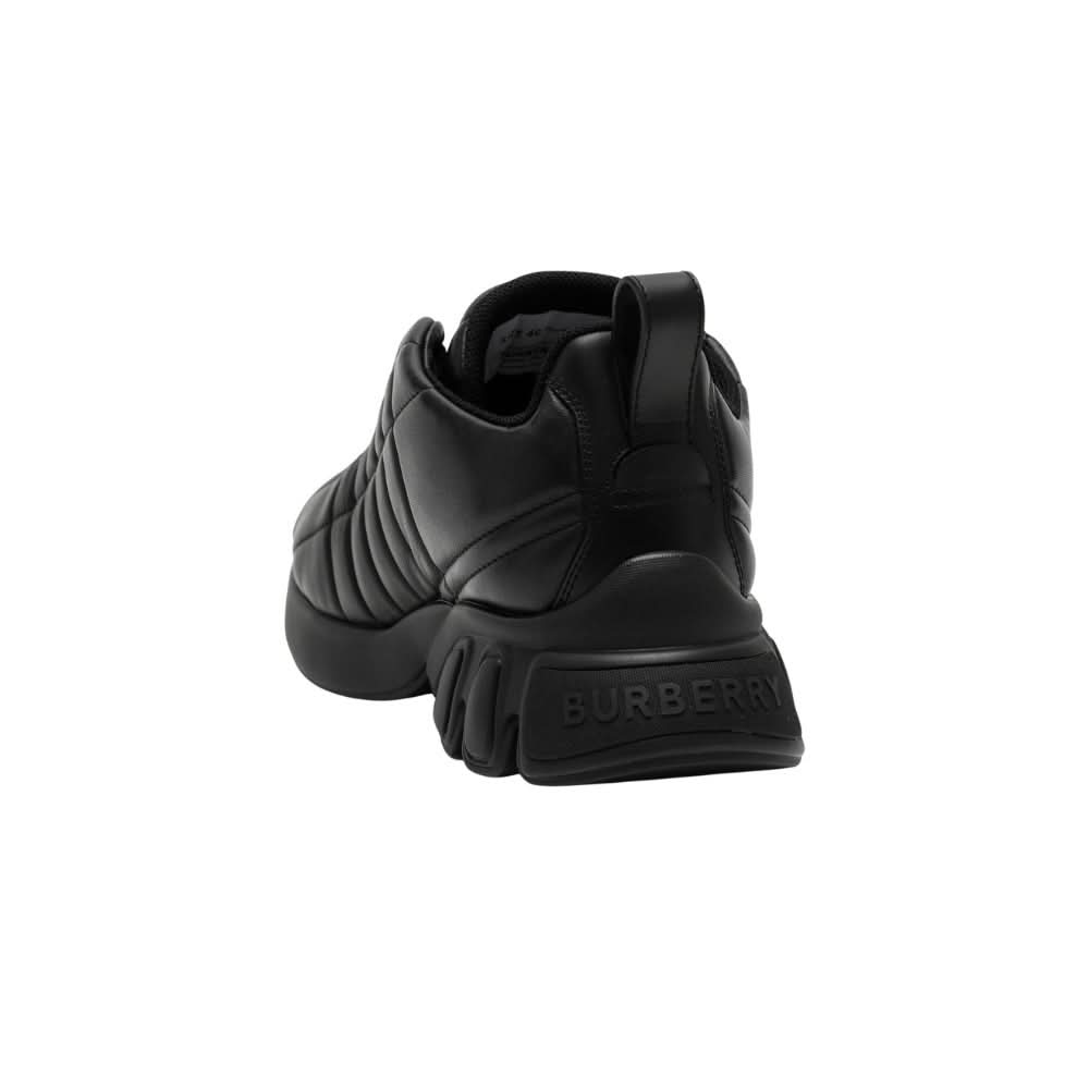 Burberry Quilted Leather Classic Sneakers 'Black' - kickpit