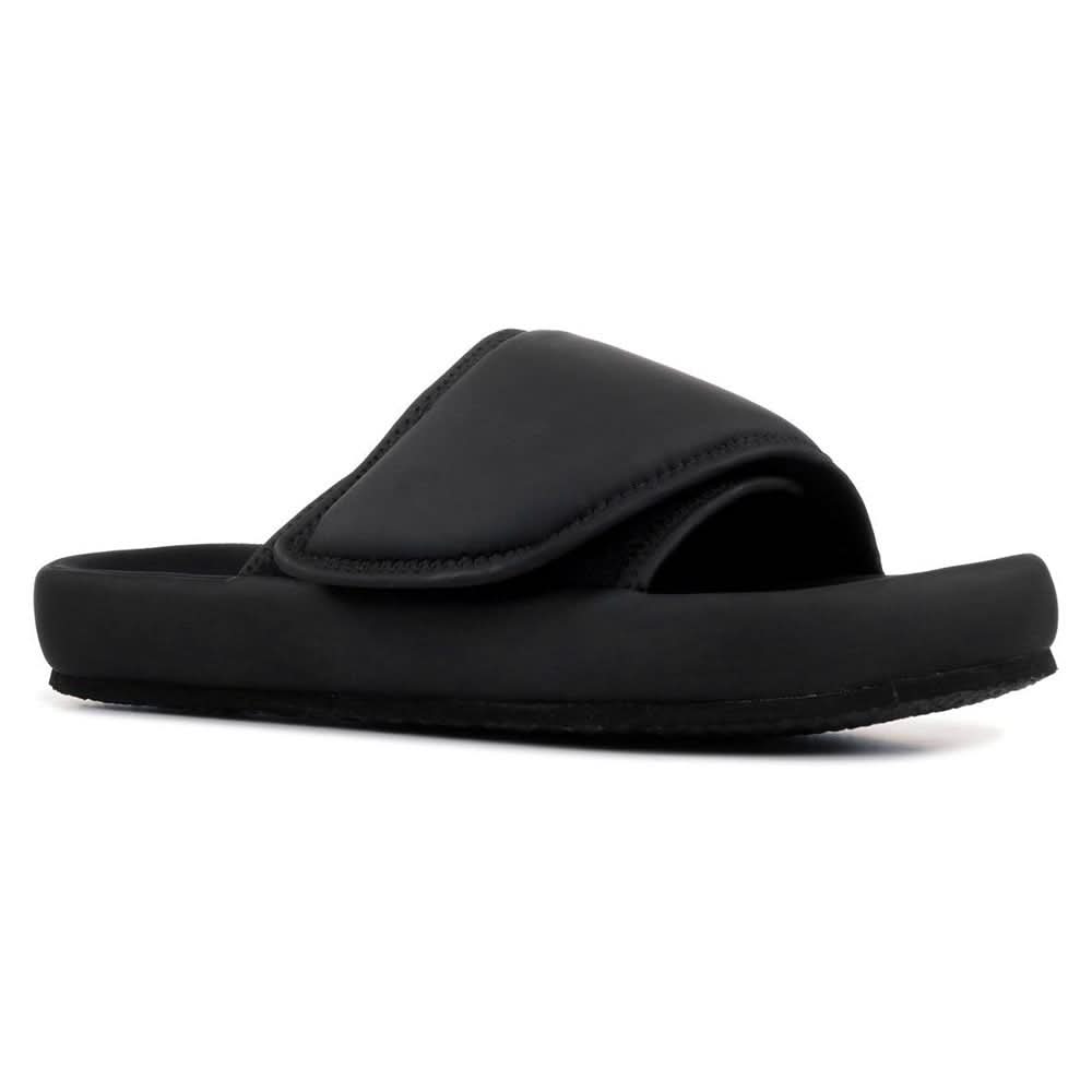 Yeezy Season 7 Nylon Slipper 'Graphite' - kickpit