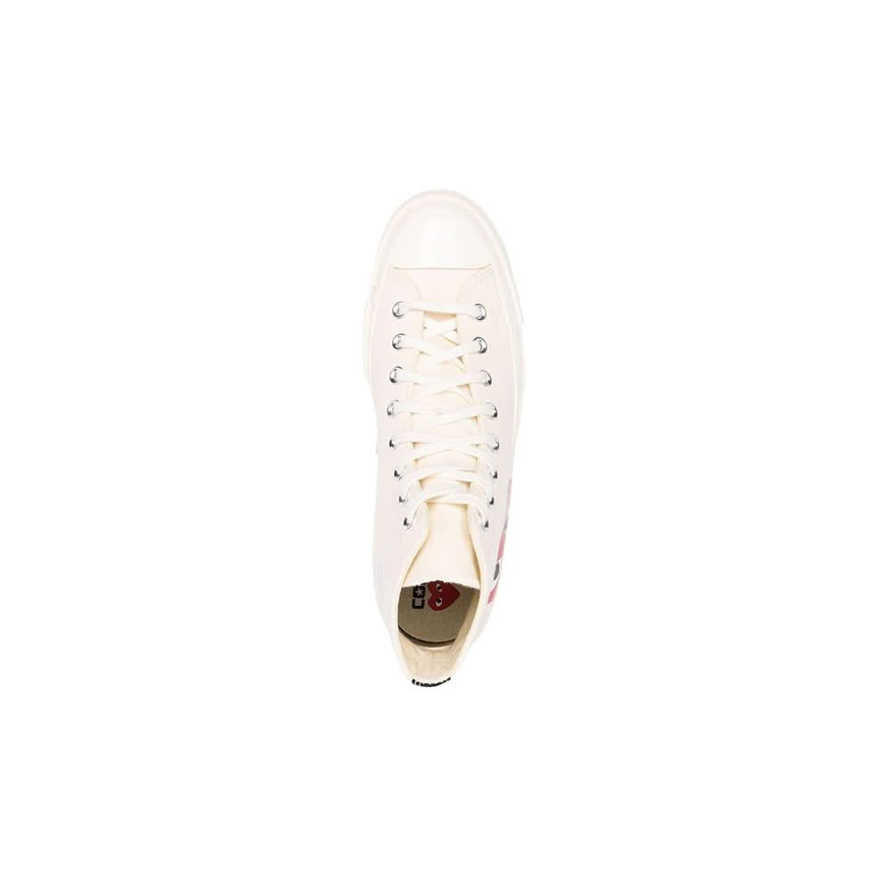 Comme Des Garçons Play x Converse Chuck 70 high-top sneakers - White - kickpit