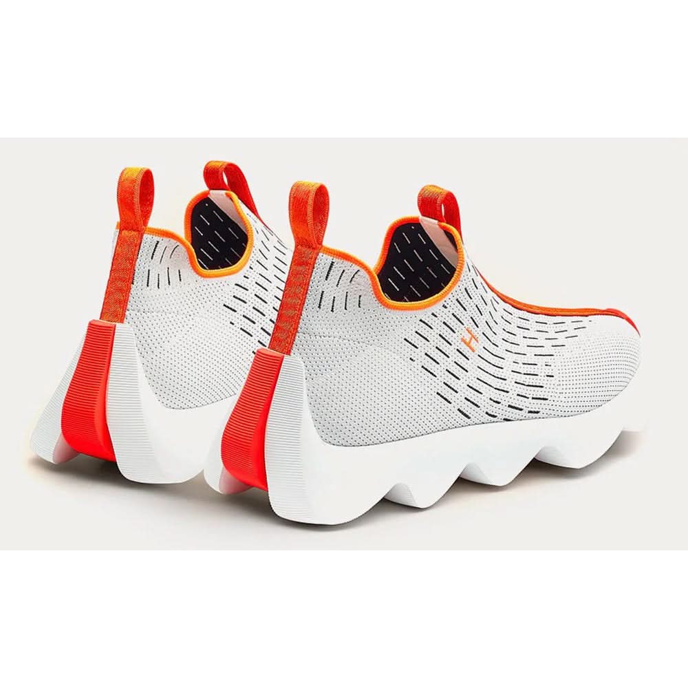 HERMES Eclair Blanc Low Top Sneakers - kickpit