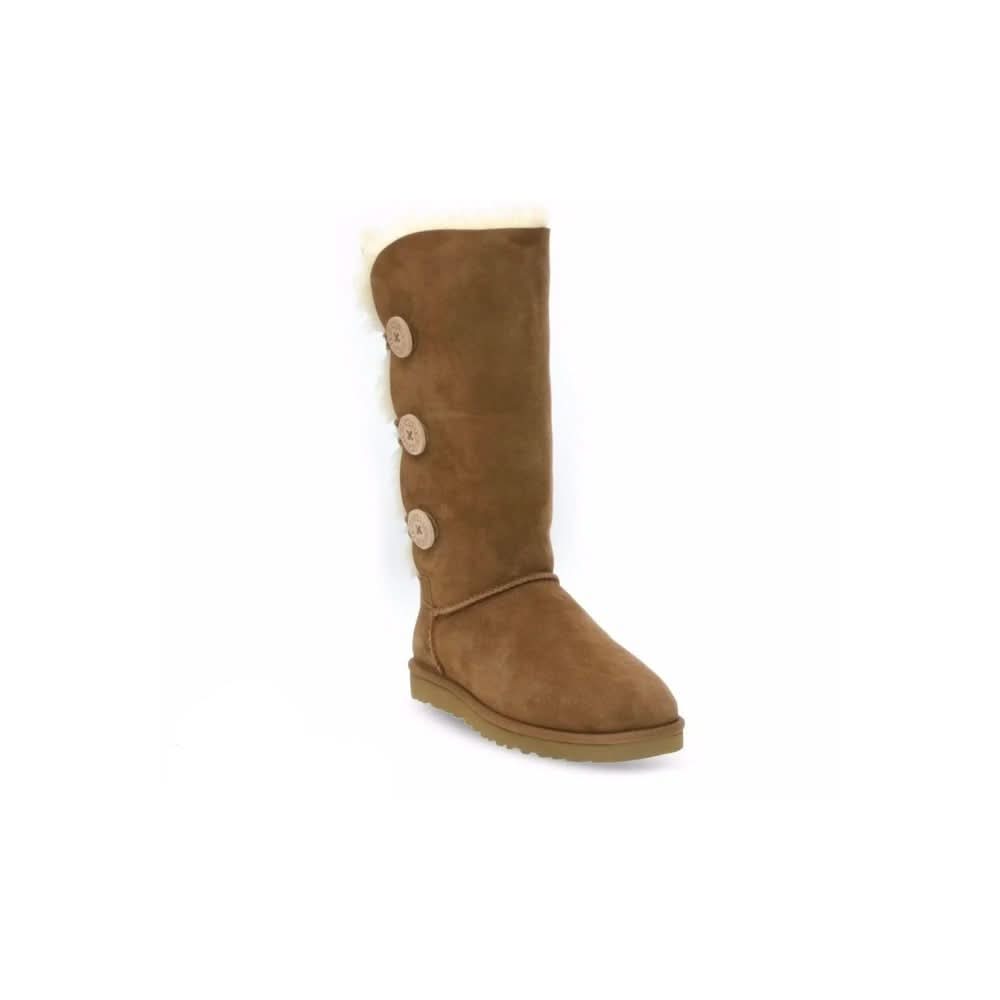 UGG Bailey Button Triplet II Chestnut Boots - kickpit