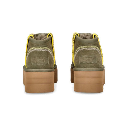 UGG Classic Ultra Mini Braid Boots 'Green' - kickpit