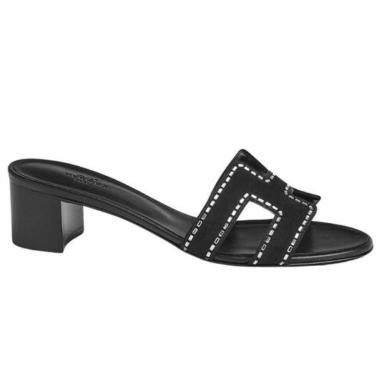 HERMES Oasis Sandal "Black" - kickpit