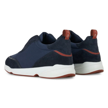 LORO PIANA  Suede Modular Walk  'Blue' - kickpit