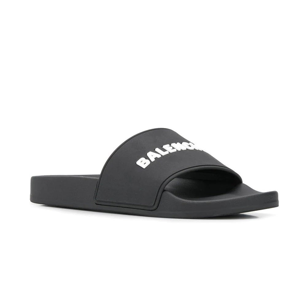 Balenciaga - Logo Pool Slides - kickpit