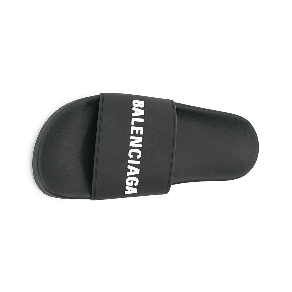 Balenciaga - Logo Pool Slides - kickpit