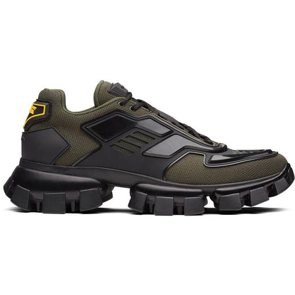 Prada Green Cloudbust Thunder Rubber And Mesh - kickpit