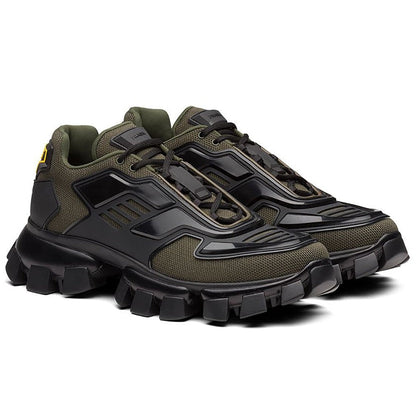 Prada Green Cloudbust Thunder Rubber And Mesh - kickpit