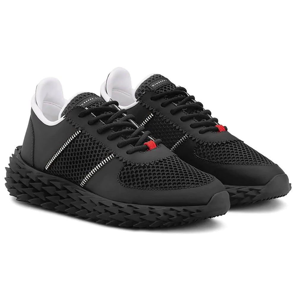 Giuseppe Zanotti low top ridged mesh sneakers - kickpit