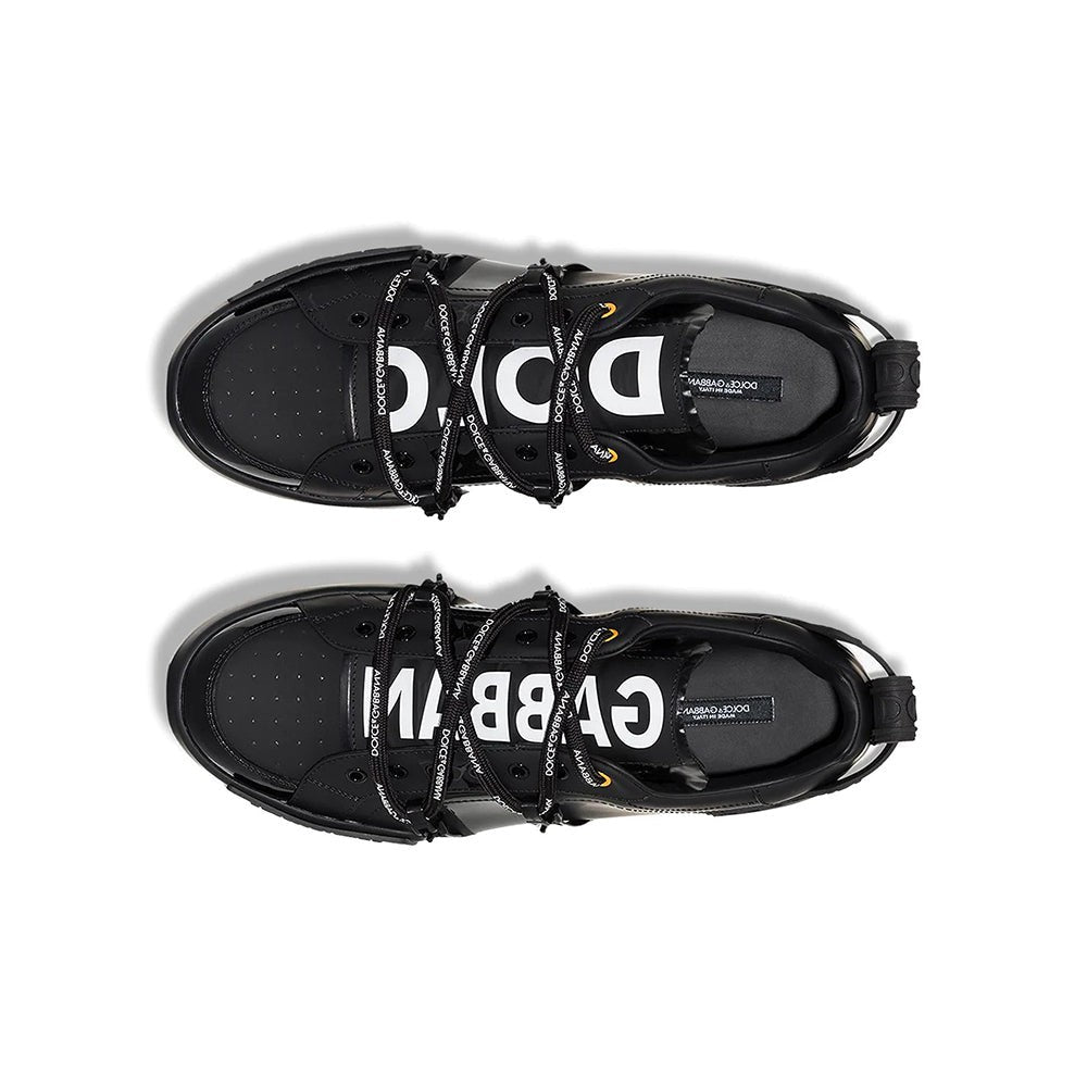 Dolce & Gabbana Portofino Sneakers in Black - kickpit