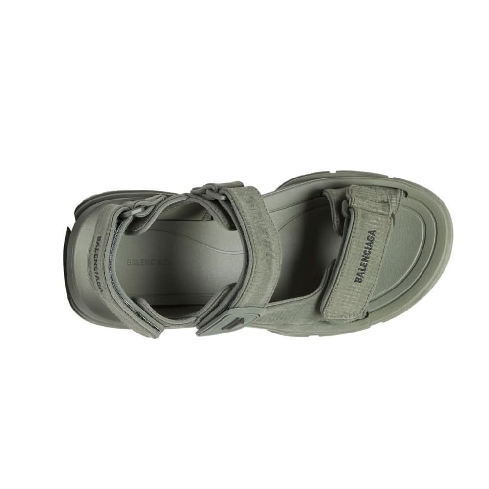 Balenciaga Tourist Sandal 'Khaki' - kickpit