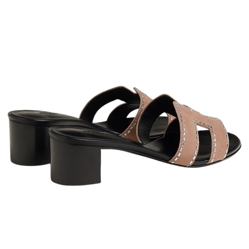 HERMES Oasis Sandal "Rose Perle" - kickpit