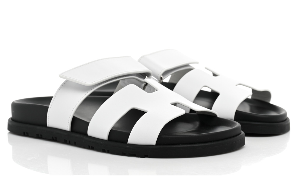Hermes Chypre Sandal "White"