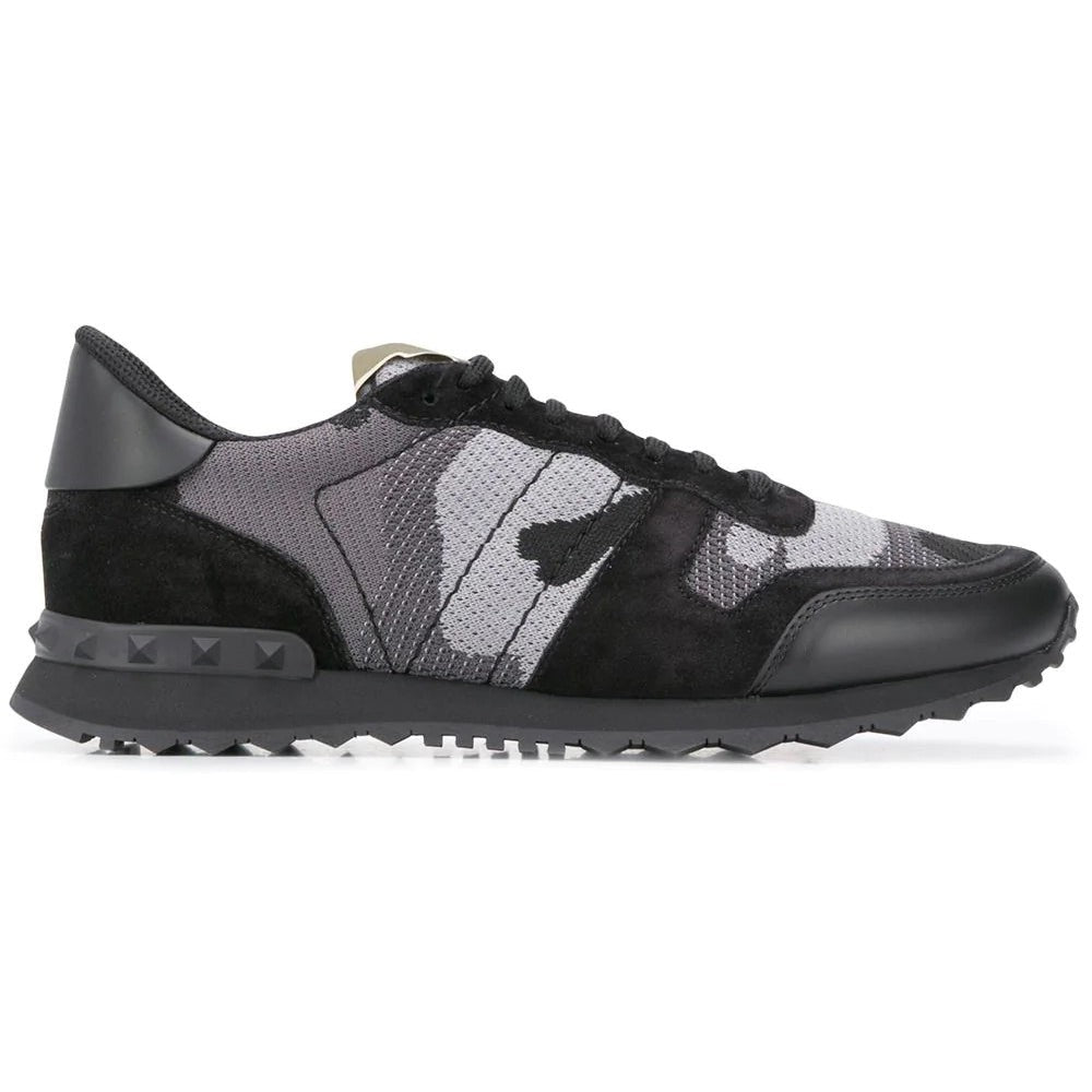 Valentino Garavani Rockrunner Camouflage-Print Sneakers - kickpit
