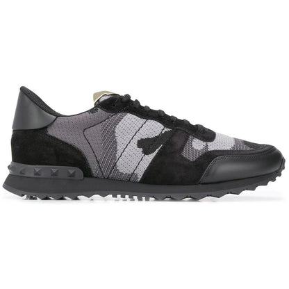 Valentino Garavani Rockrunner Camouflage-Print Sneakers - kickpit