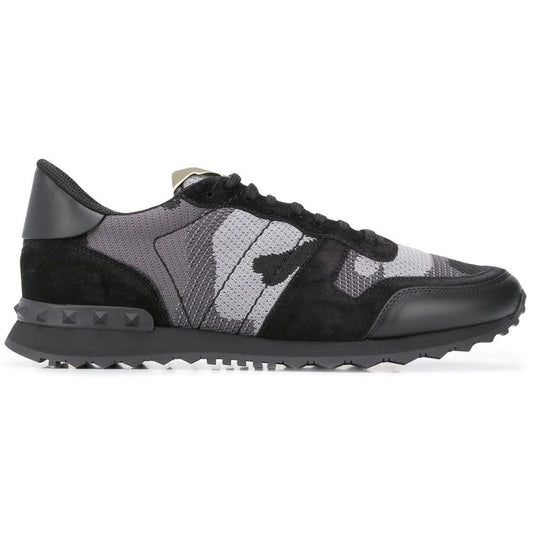 Valentino Garavani Rockrunner Camouflage-Print Sneakers - kickpit