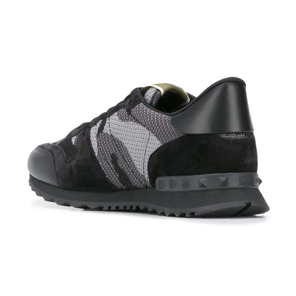 Valentino Garavani Rockrunner Camouflage-Print Sneakers - kickpit