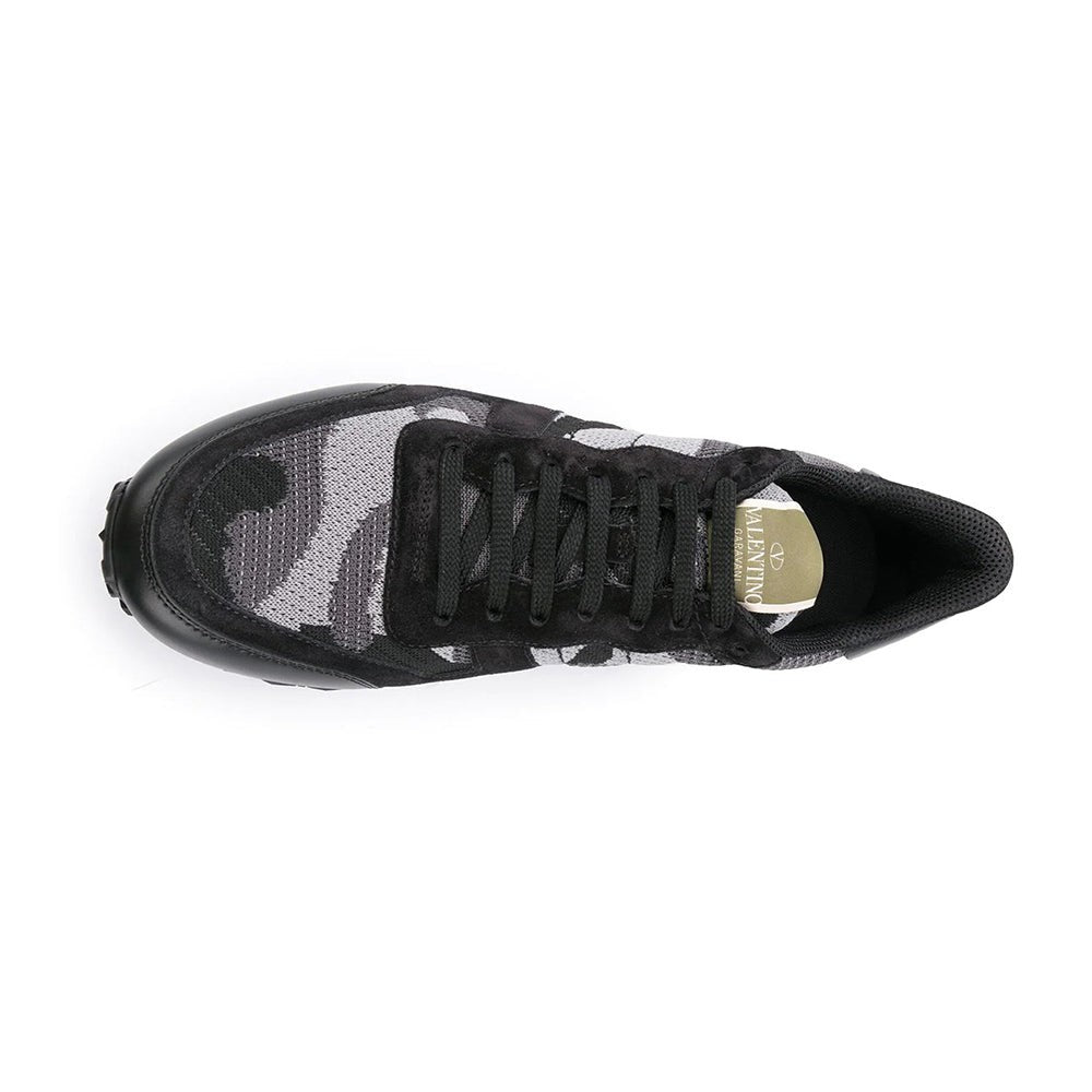 Valentino Garavani Rockrunner Camouflage-Print Sneakers - kickpit