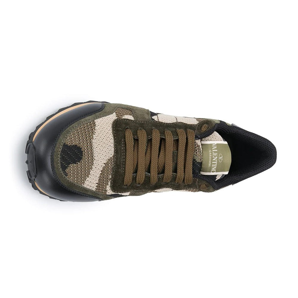 Valentino Garavani camouflage-pattern Rockrunner sneakers - kickpit
