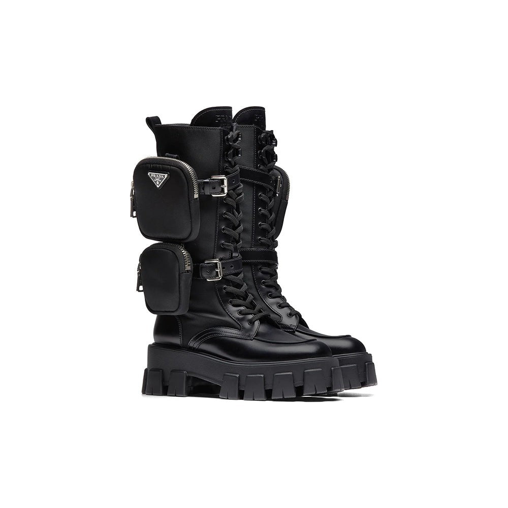 Prada Monolithe lace-up boots - kickpit