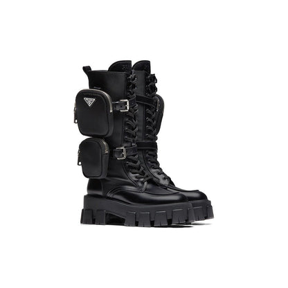 Prada Monolithe lace-up boots - kickpit