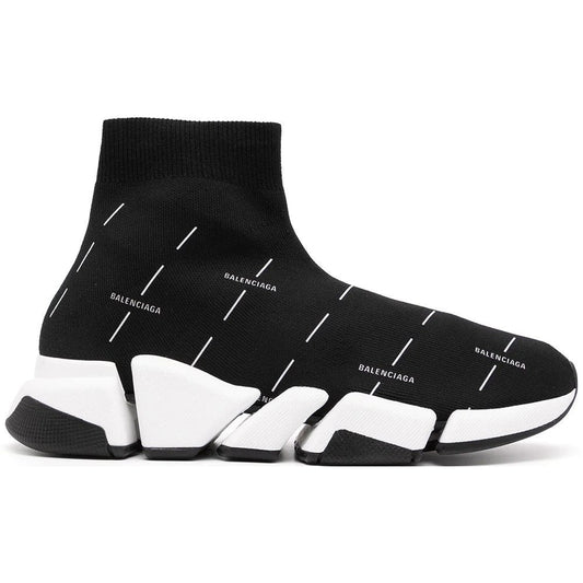 Balenciaga Speed 2.0 logo-print sneakers - kickpit