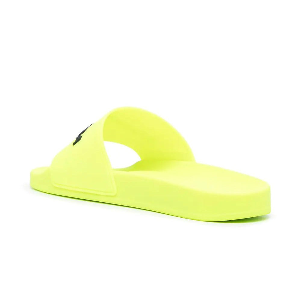 Balenciaga Logo-Print Rubber Slides - kickpit