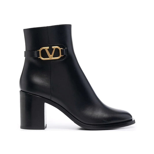 Valentino Garavani Vlogo plaque ankle boots - kickpit