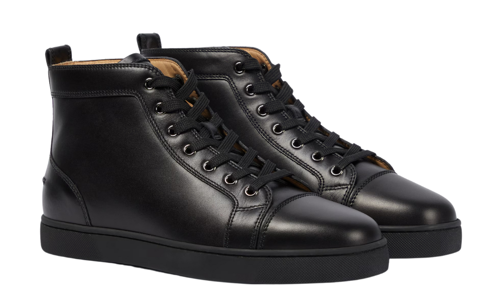 Christian Louboutin Louis Calfskin High Top "Black"