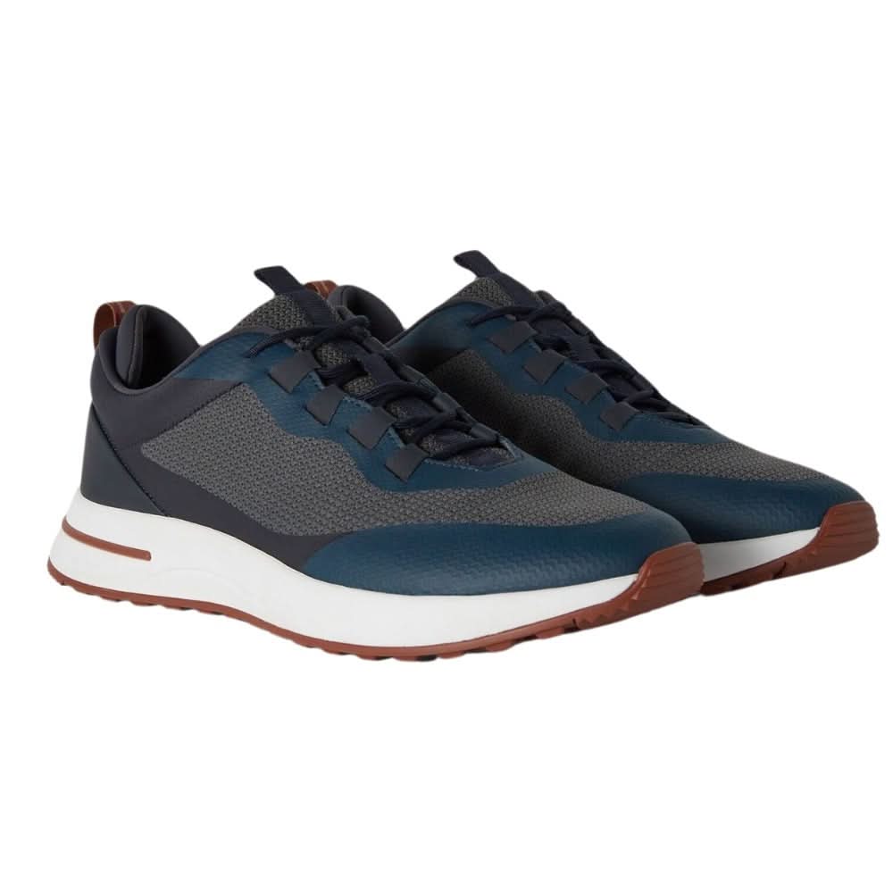 LORO PIANA Week-End Walk Sneakers "Charcoal Blue " - kickpit