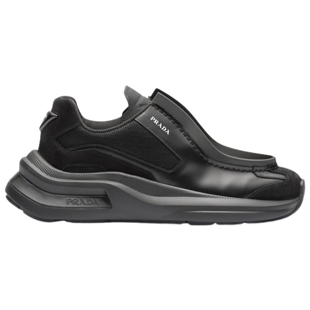 Prada Systeme brushed leather 'Black' - kickpit