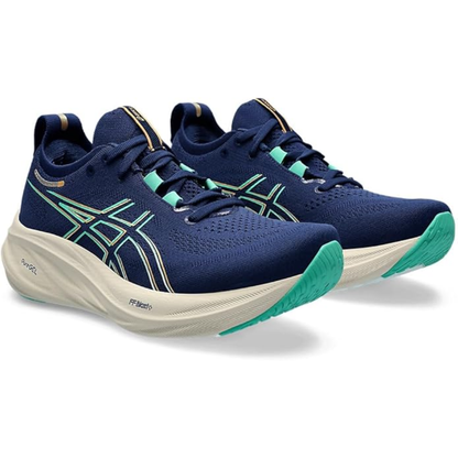 Asics Gel Nimbus 26 Wide 'French Blue Electric Lime'