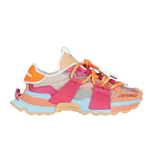 DOLCE & GABBANA Mixed-Material Space Sneakers - kickpit